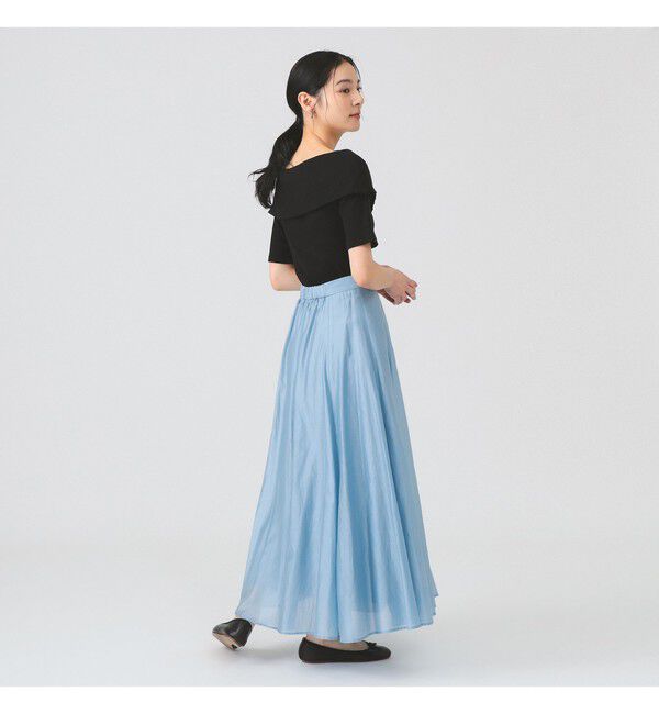 Ray BEAMS 「ビッグカラー オフショルダー Tシャツ」|Tシャツ・カットソー|