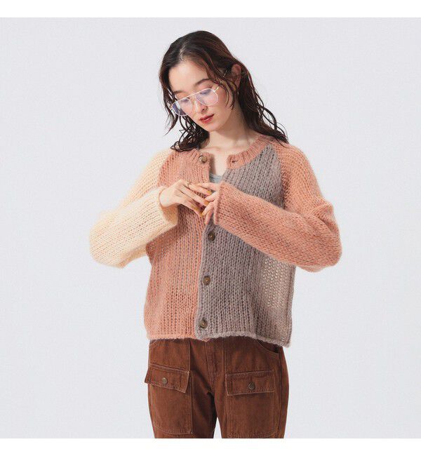 BEAMS モヘア カーディガン モヘア クレイジー カーディガン（BEAMSBOY