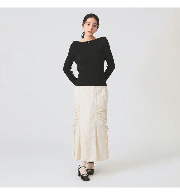 Ray BEAMS 「サイド ギャザー マーメイド スカート」|スカート|