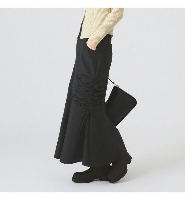 Ray BEAMS 「サイド ギャザー マーメイド スカート」|スカート|
