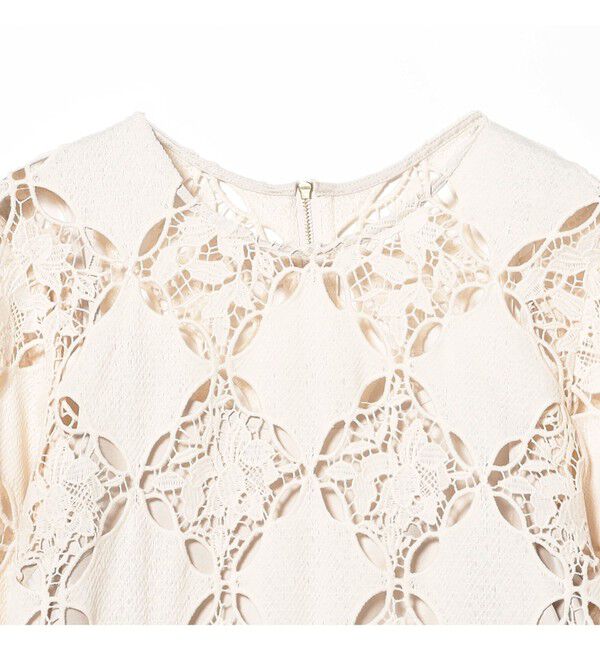 Ray BEAMS 「レース ベルカフス ロングスリーブ ワンピース」|ワンピース|