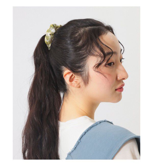 BEAMSBOY「チェック & デニム シュシュ 3SET」|その他|