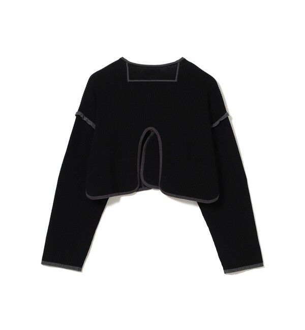 BEAMSBOY「ショート ミリタリー ライナー カーディガン」|ニット・セーター|