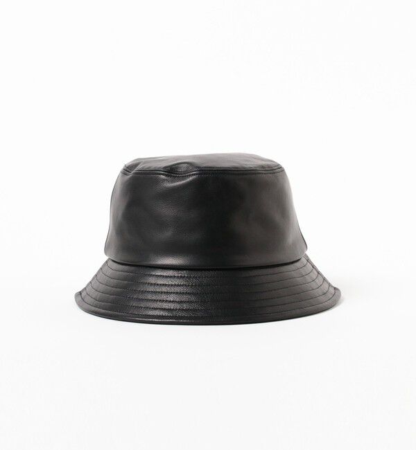 BEAMS「BEAMS / レザー バケットハット」|ハット|