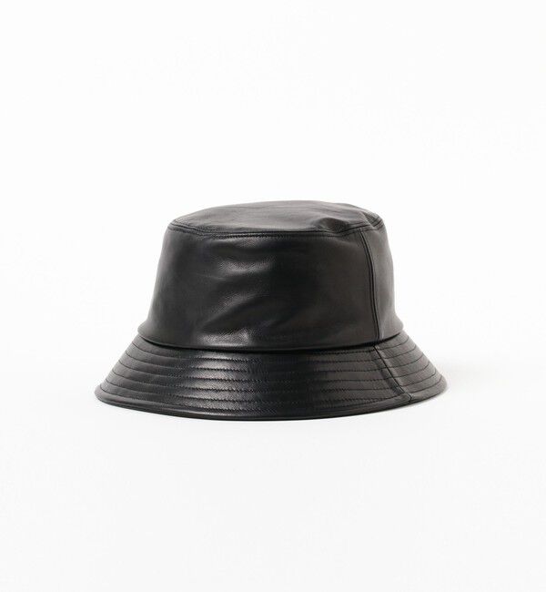 BEAMS「BEAMS / レザー バケットハット」|ハット|
