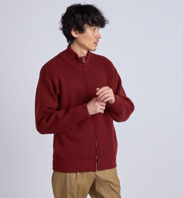 SHIPS any「SHIPS any: <ウォッシャブル> ドライバーズ アゼ編み ニット カーディガン◇」|カーディガン|