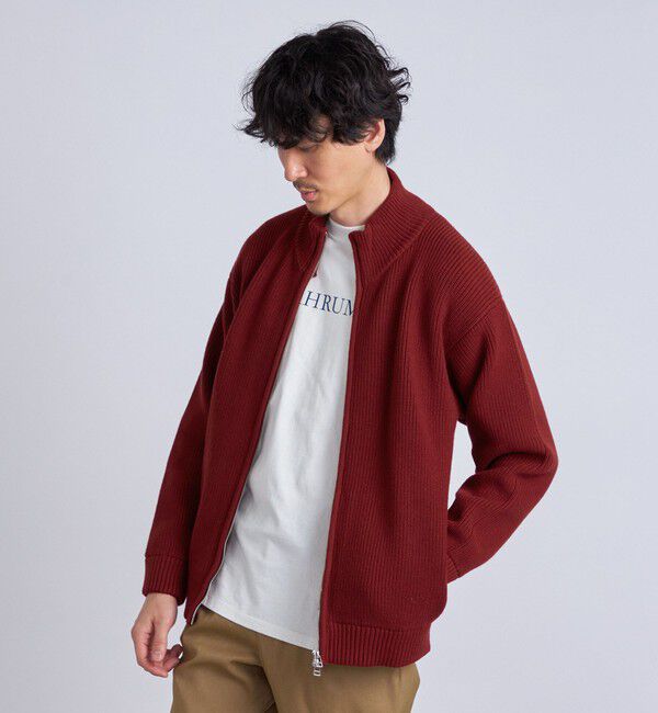 SHIPS any「SHIPS any: <ウォッシャブル> ドライバーズ アゼ編み ニット カーディガン◇」|カーディガン|