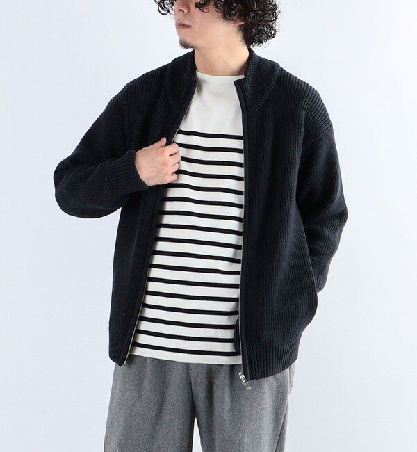 SHIPS any「SHIPS any: <ウォッシャブル> ドライバーズ アゼ編み ニット カーディガン◇」|カーディガン|