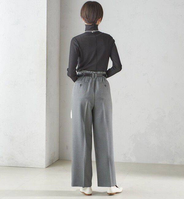 SHIPS for women「〈手洗い可能〉ドライタッチ リブ タートル」|Tシャツ・カットソー|