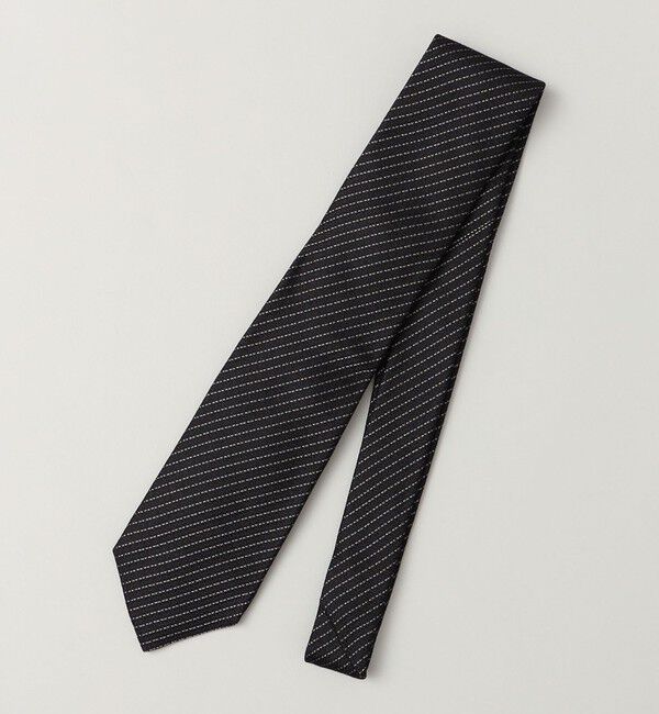 SHIPS「Puccini: フォーマル ピンストライプ ネクタイ」|ネクタイ・蝶ネクタイ|チャコールグレー