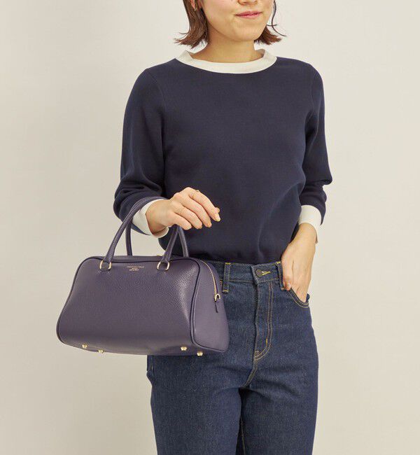 SHIPS for women「〈手洗い可能〉コットン 配色 バックボタン プルオーバー◇」|ニット・セーター|