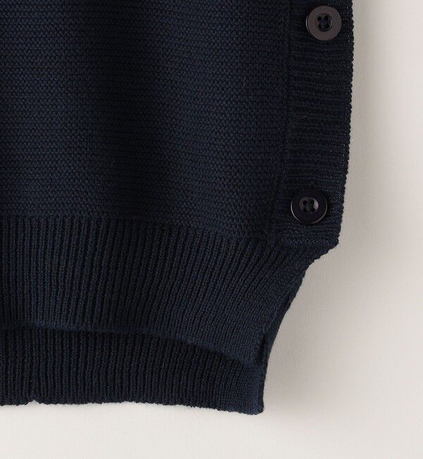 SHIPS KIDS「SHIPS KIDS:100～140cm /〈手洗い可能〉サイド ボタン ニット ベスト」|ベスト・ジレ|