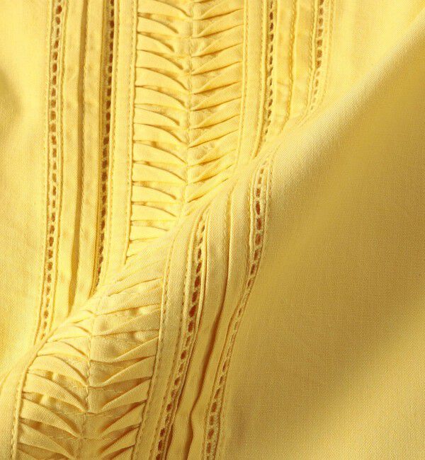 SHIPS for women「【SHIPS別注】Pheeta:〈手洗い可能〉ピンタック ショート ベスト」|ベスト・ジレ|