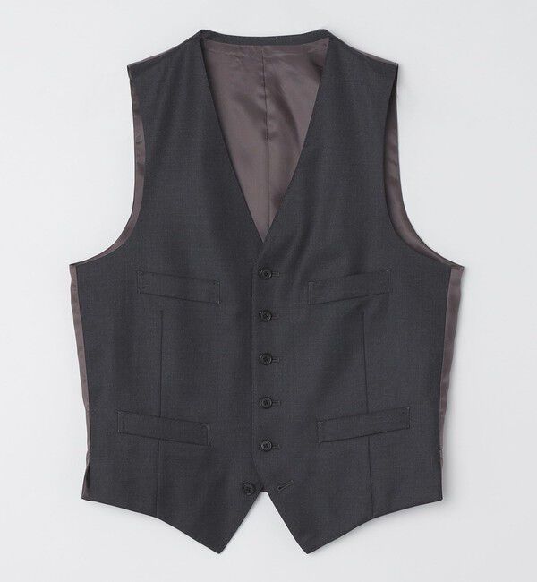 SHIPS「SHIPS: LORO PIANA FABRIC オーストラリス 無地 ベスト」|ベスト・ジレ|