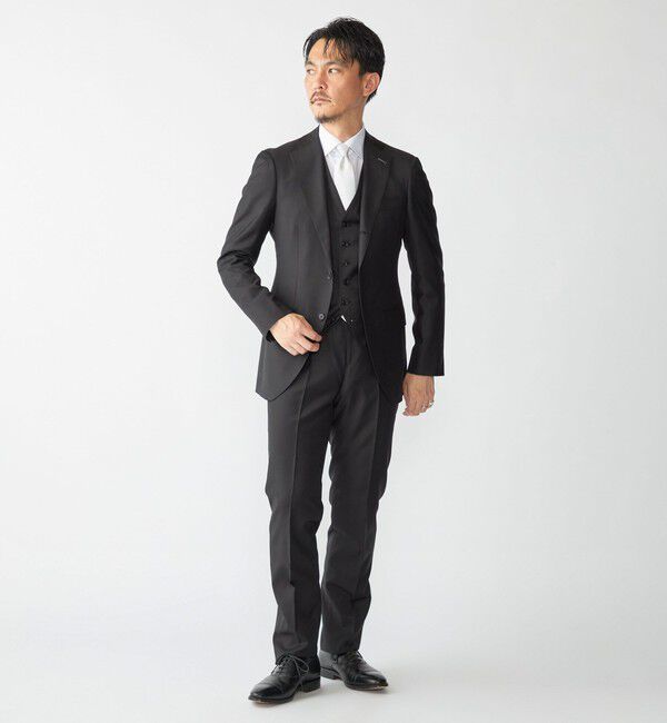 SHIPS「SHIPS: LORO PIANA FABRIC オーストラリス 無地 ベスト」|ベスト・ジレ|