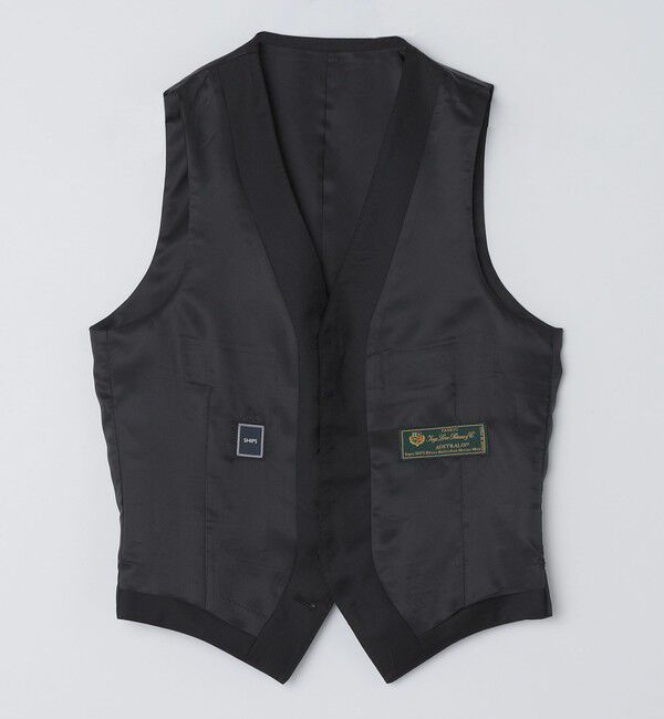 SHIPS「SHIPS: LORO PIANA FABRIC オーストラリス 無地 ベスト」|ベスト・ジレ|