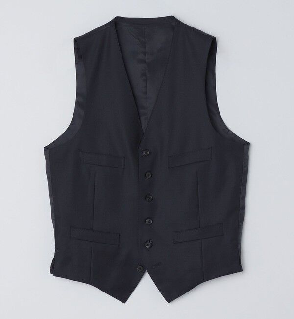 SHIPS「SHIPS: LORO PIANA FABRIC オーストラリス 無地 ベスト」|ベスト・ジレ|