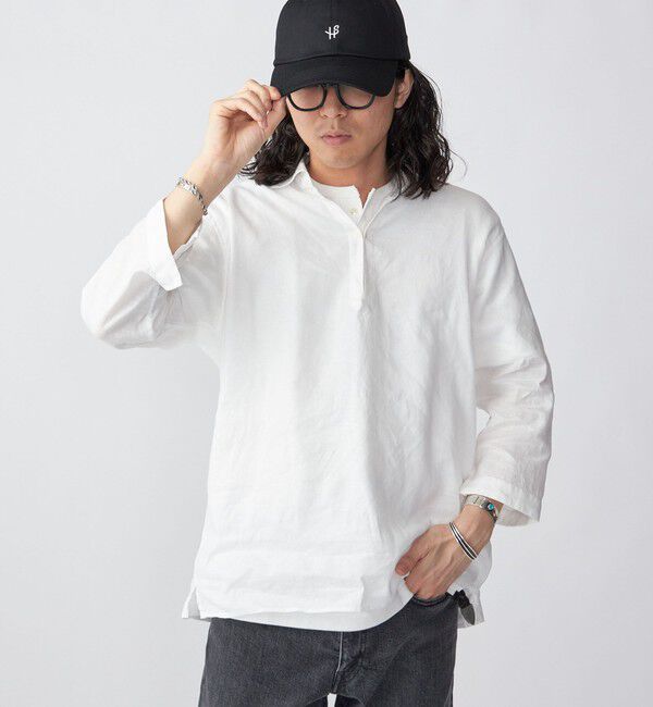 SHIPS「【WEB限定】SHIPS: ワンポイント ロゴ エンブロイダリー オーバーフィット キャップ」|キャップ・キャスケット|