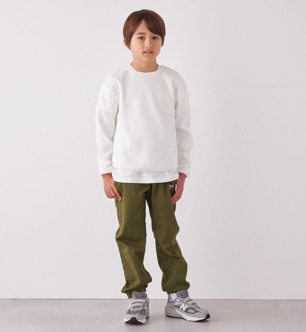 SHIPS any「SHIPS any: ランドヘム ワッフル ロングスリーブ Tシャツ<KIDS>」|Tシャツ・カットソー|