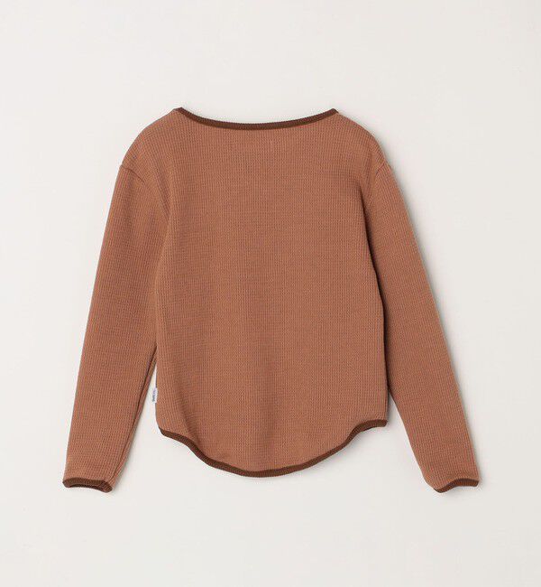 SHIPS any「SHIPS any: ランドヘム ワッフル ロングスリーブ Tシャツ<KIDS>」|Tシャツ・カットソー|