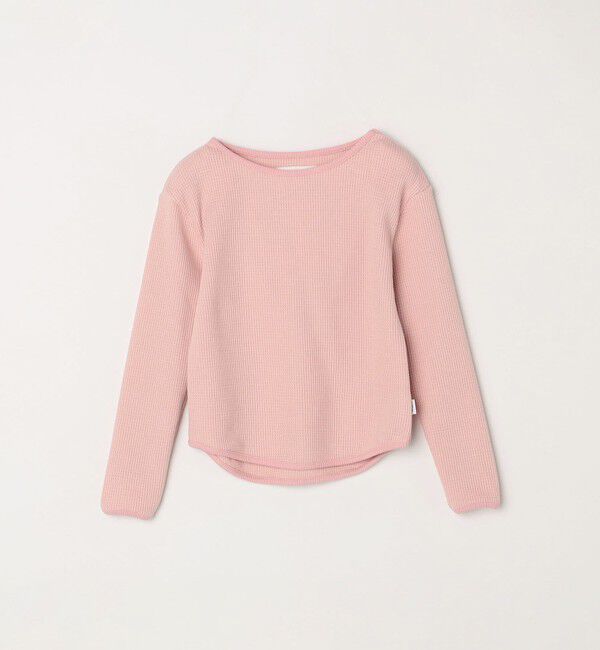 SHIPS any「SHIPS any: ランドヘム ワッフル ロングスリーブ Tシャツ<KIDS>」|Tシャツ・カットソー|