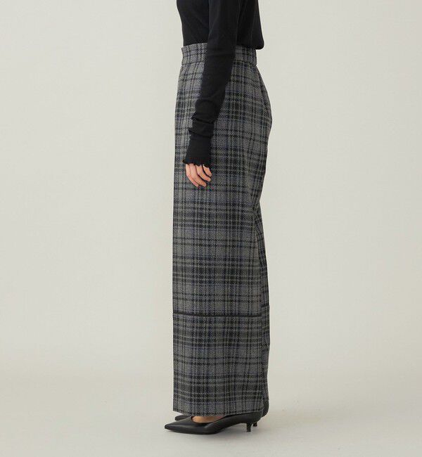 quaranciel「quaranciel:〈手洗い可能〉チェック ソリッド パイピング ワイド パンツ」|その他|