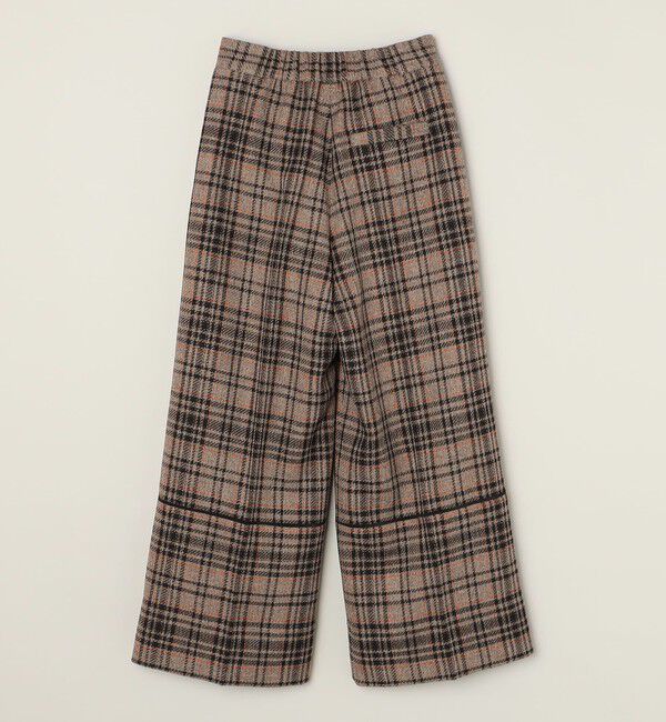 quaranciel「quaranciel:〈手洗い可能〉チェック ソリッド パイピング ワイド パンツ」|その他|