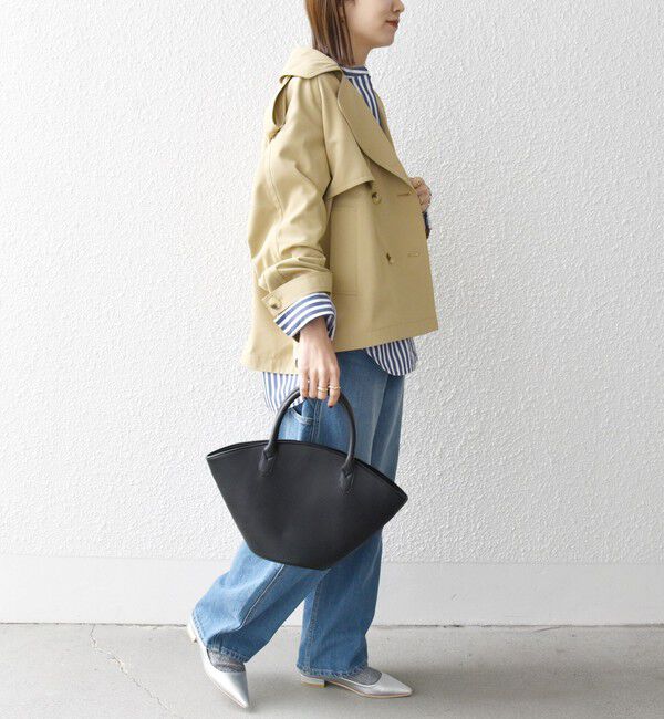 SHIPS any「SHIPS any: 〈洗濯機可能〉ショート トレンチ コート」|トレンチコート|