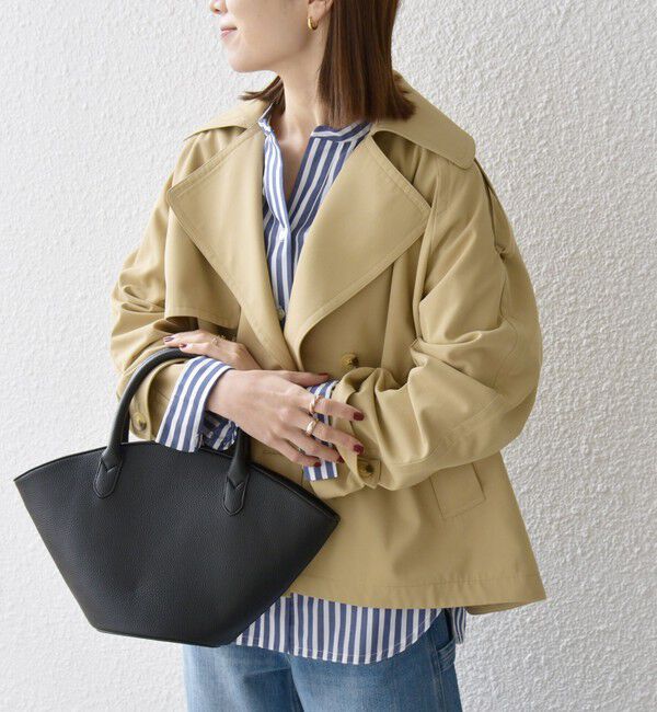 SHIPS any「SHIPS any: 〈洗濯機可能〉ショート トレンチ コート」|トレンチコート|