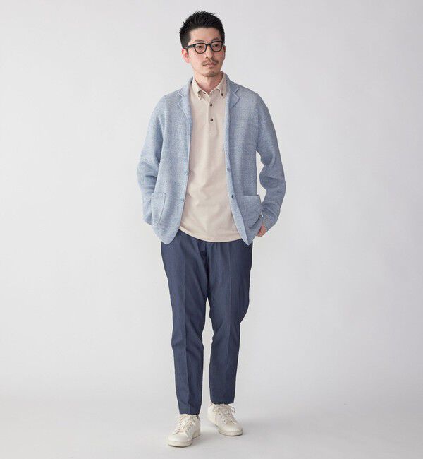 SHIPS「【WEB限定】SHIPS:〈吸水速乾〉ドライピケ ワンポイント ロゴ ボタンダウン ポロシャツ」|ポロシャツ|