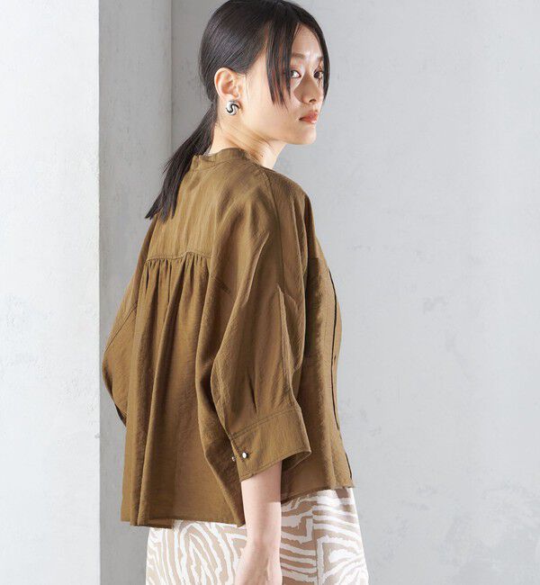 SHIPS for women「〈手洗い可能〉シルク混 シアー 羽織 シャツ」|シャツ・ブラウス|