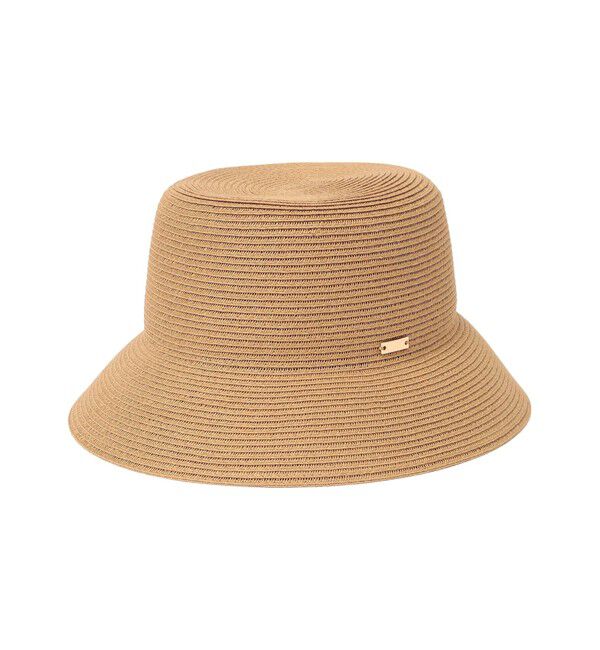 SHIPS for women「Rmeria:〈UVカット / 手洗い可能〉コットン リボン ペーパー ブレード ハット◇」|ハット|