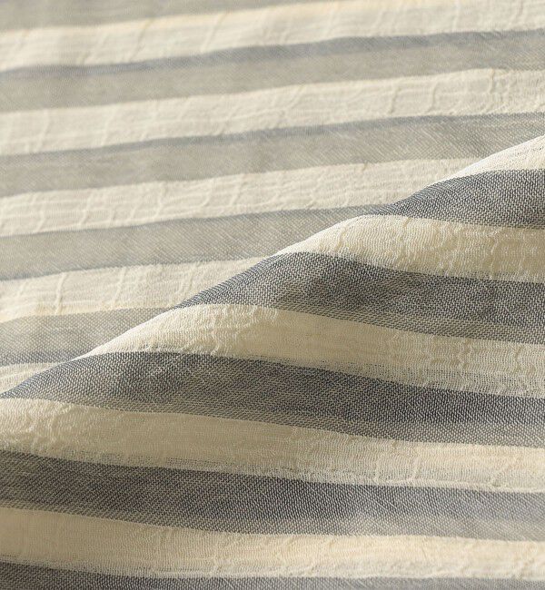 SHIPS Colors 「SHIPS Colors:〈手洗い可能〉シアー 楊柳 ストライプ シャツ◇」|シャツ・ブラウス|