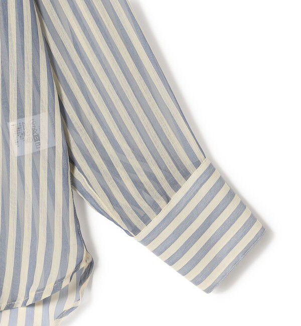 SHIPS Colors 「SHIPS Colors:〈手洗い可能〉シアー 楊柳 ストライプ シャツ◇」|シャツ・ブラウス|