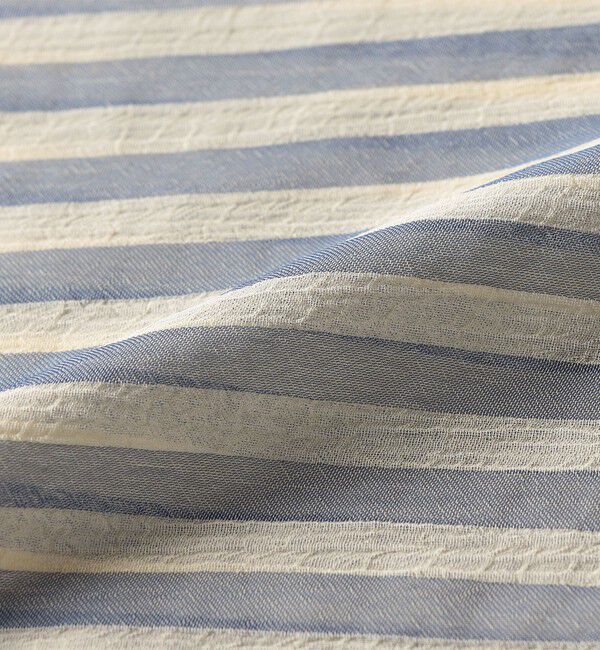 SHIPS Colors 「SHIPS Colors:〈手洗い可能〉シアー 楊柳 ストライプ シャツ◇」|シャツ・ブラウス|