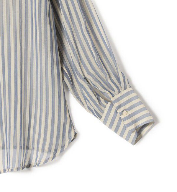 SHIPS Colors 「SHIPS Colors:〈手洗い可能〉シアー 楊柳 ストライプ シャツ◇」|シャツ・ブラウス|