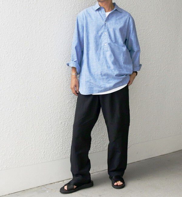 SHIPS any「SHIPS any: 〈洗濯機可能〉リネン混 ビスコース 2タック セミワイド イージーパンツ◇」|その他|