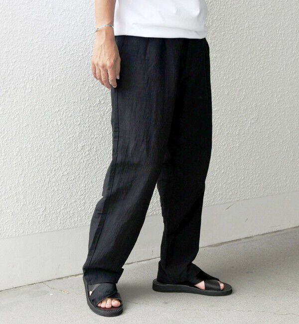 SHIPS any「SHIPS any: 〈洗濯機可能〉リネン混 ビスコース 2タック セミワイド イージーパンツ◇」|その他|