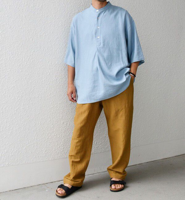 SHIPS any「SHIPS any: 〈洗濯機可能〉リネン混 ビスコース 2タック セミワイド イージーパンツ◇」|その他|