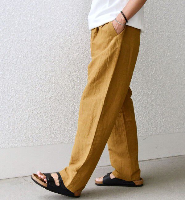 SHIPS any「SHIPS any: 〈洗濯機可能〉リネン混 ビスコース 2タック セミワイド イージーパンツ◇」|その他|