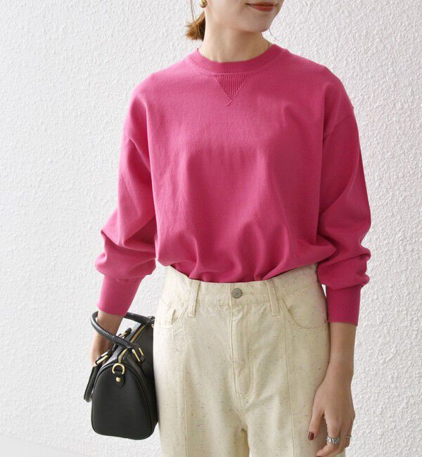 SHIPS any「SHIPS any:〈手洗い可能〉スウェットライク ニット プルオーバー」|ニット・セーター|