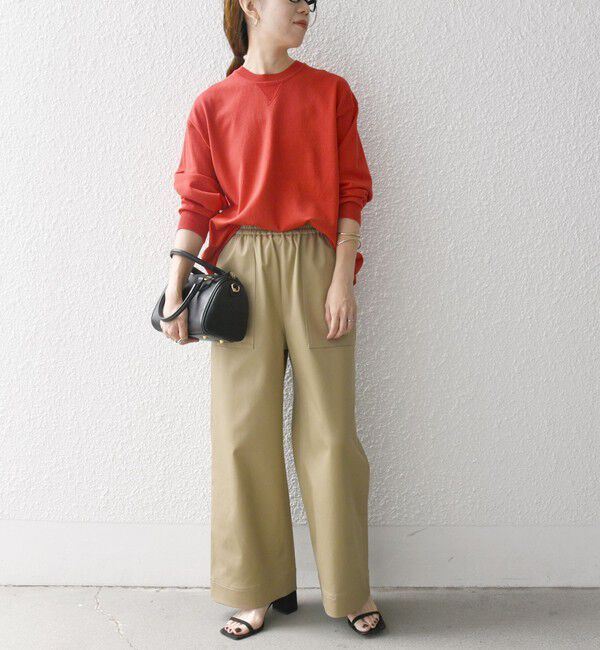 SHIPS any「SHIPS any:〈手洗い可能〉スウェットライク ニット プルオーバー」|ニット・セーター|