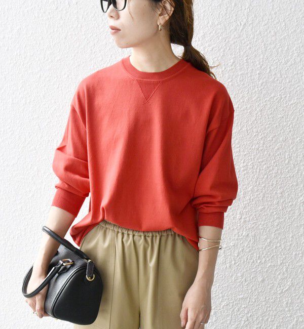 SHIPS any「SHIPS any:〈手洗い可能〉スウェットライク ニット プルオーバー」|ニット・セーター|