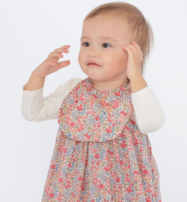 SHIPS KIDS「SHIPS KIDS:フラワー リバーシブル スタイ」|スタイ|