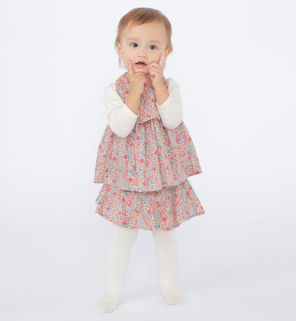 SHIPS KIDS「SHIPS KIDS:フラワー リバーシブル スタイ」|スタイ|