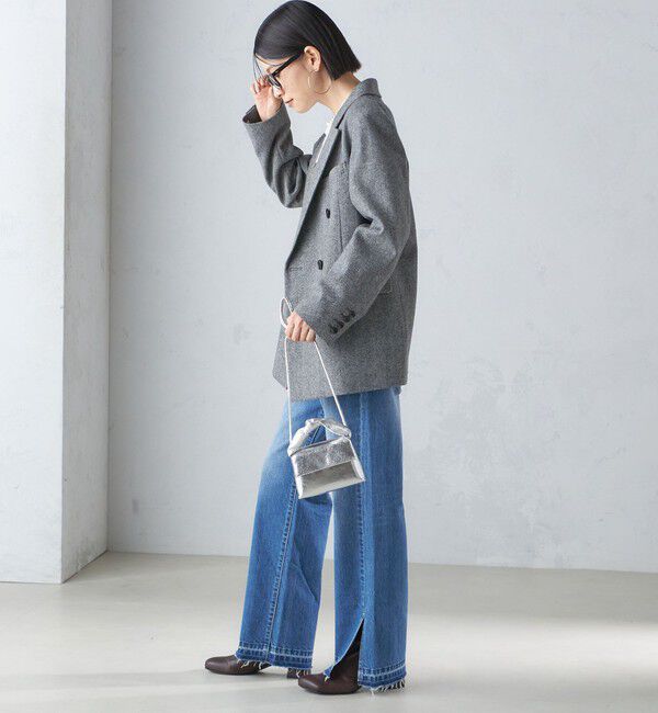 SHIPS for women「ツイード ダブル ジャケット」|テーラードジャケット|