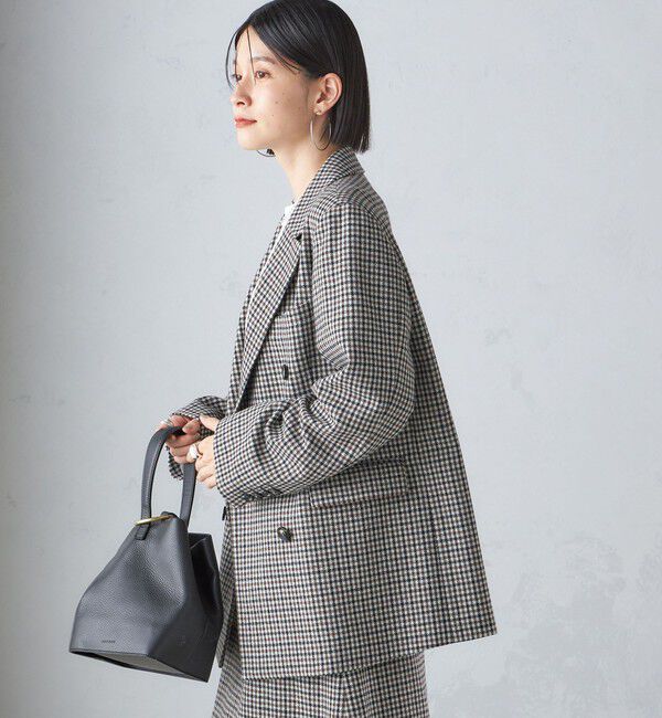 SHIPS for women「ツイード ダブル ジャケット」|テーラードジャケット|