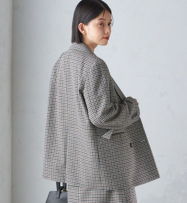 SHIPS for women「ツイード ダブル ジャケット」|テーラードジャケット|