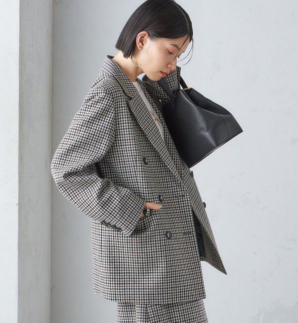 SHIPS for women「ツイード ダブル ジャケット」|テーラードジャケット|