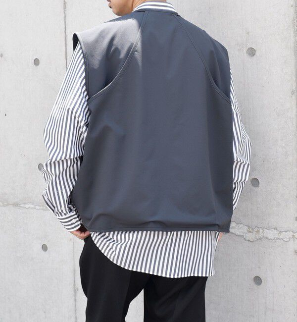 SHIPS any「SHIPS any: 〈洗濯機可能〉ストレッチ ナイロン マルチポケット ベスト (セットアップ対応)◇」|ベスト・ジレ|